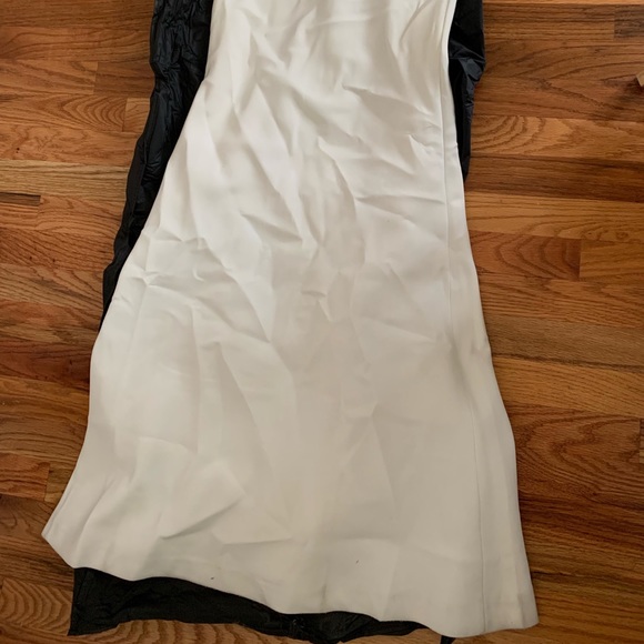 white and gold see-through back gown - Picture 5 of 5